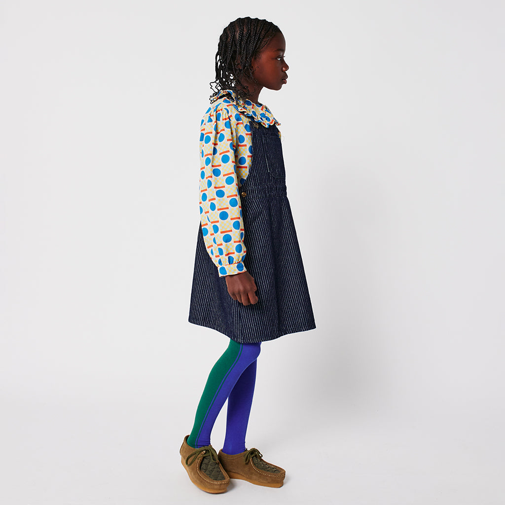 Bobo Choses Child Colour Block Tights Blue