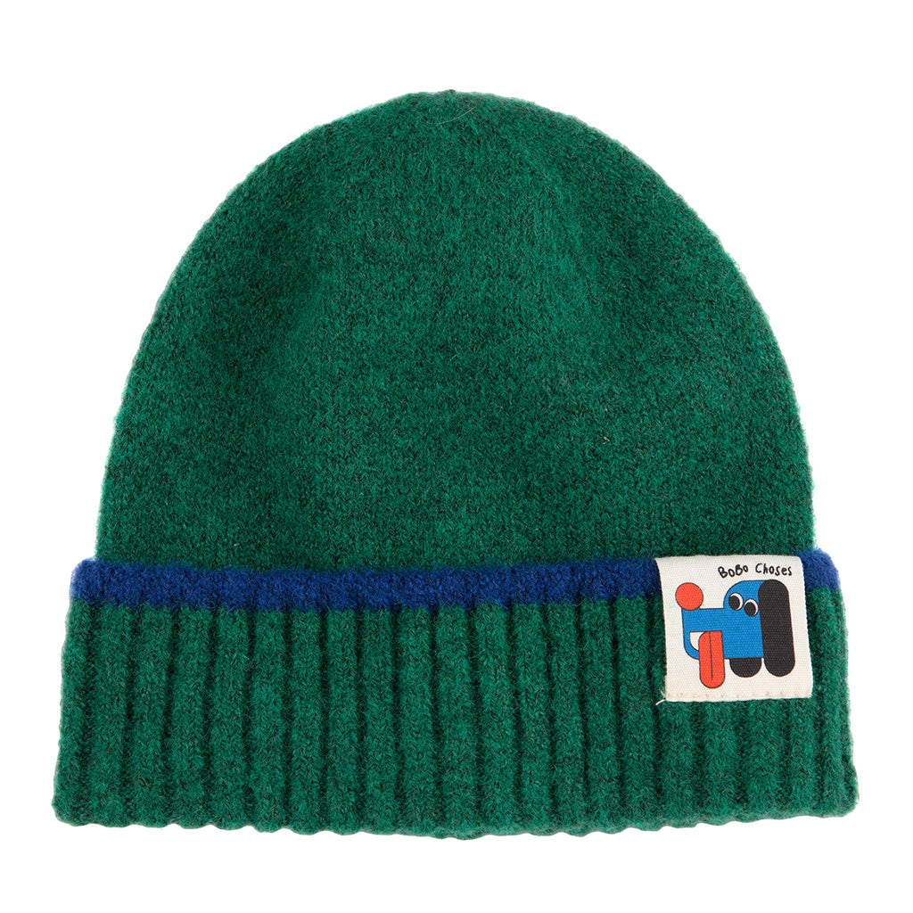 Bobo Choses Child Doggy Mate Beanie Green