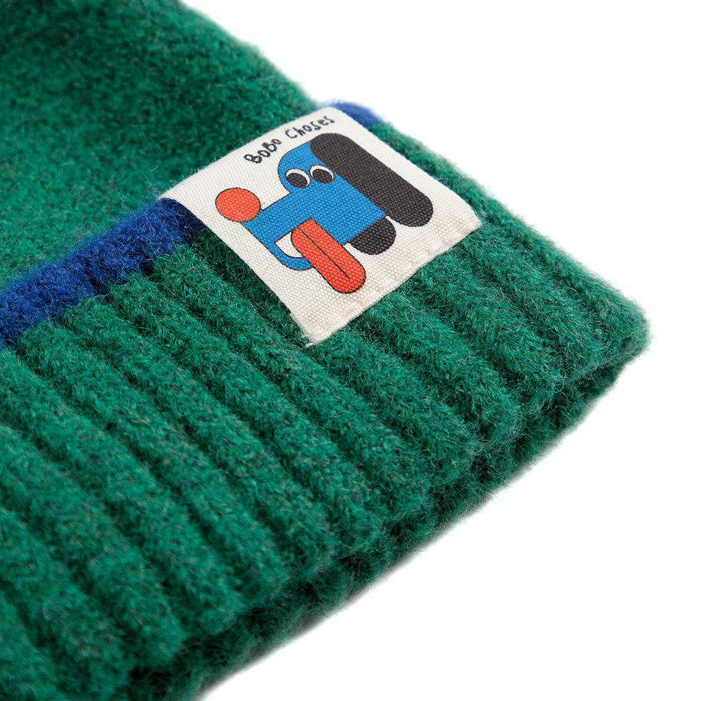 Bobo Choses Child Doggy Mate Beanie Green