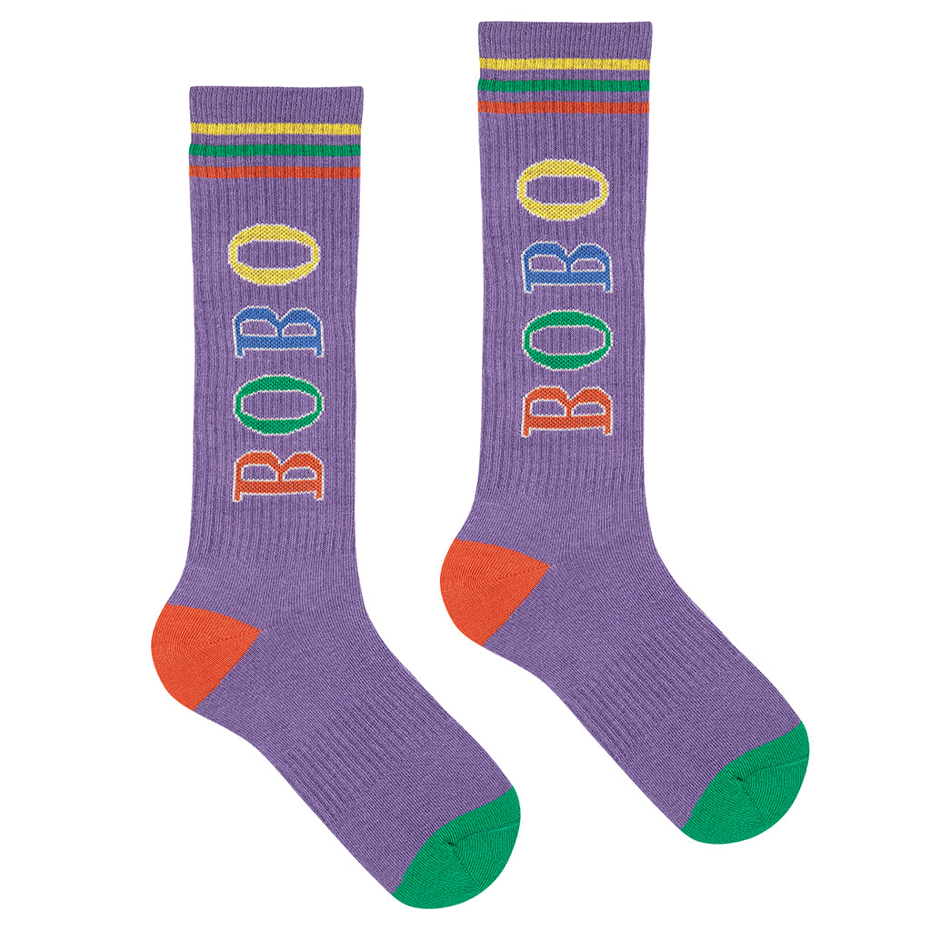 Bobo Choses Child Multicolour Bobo Extra Long Socks Purple