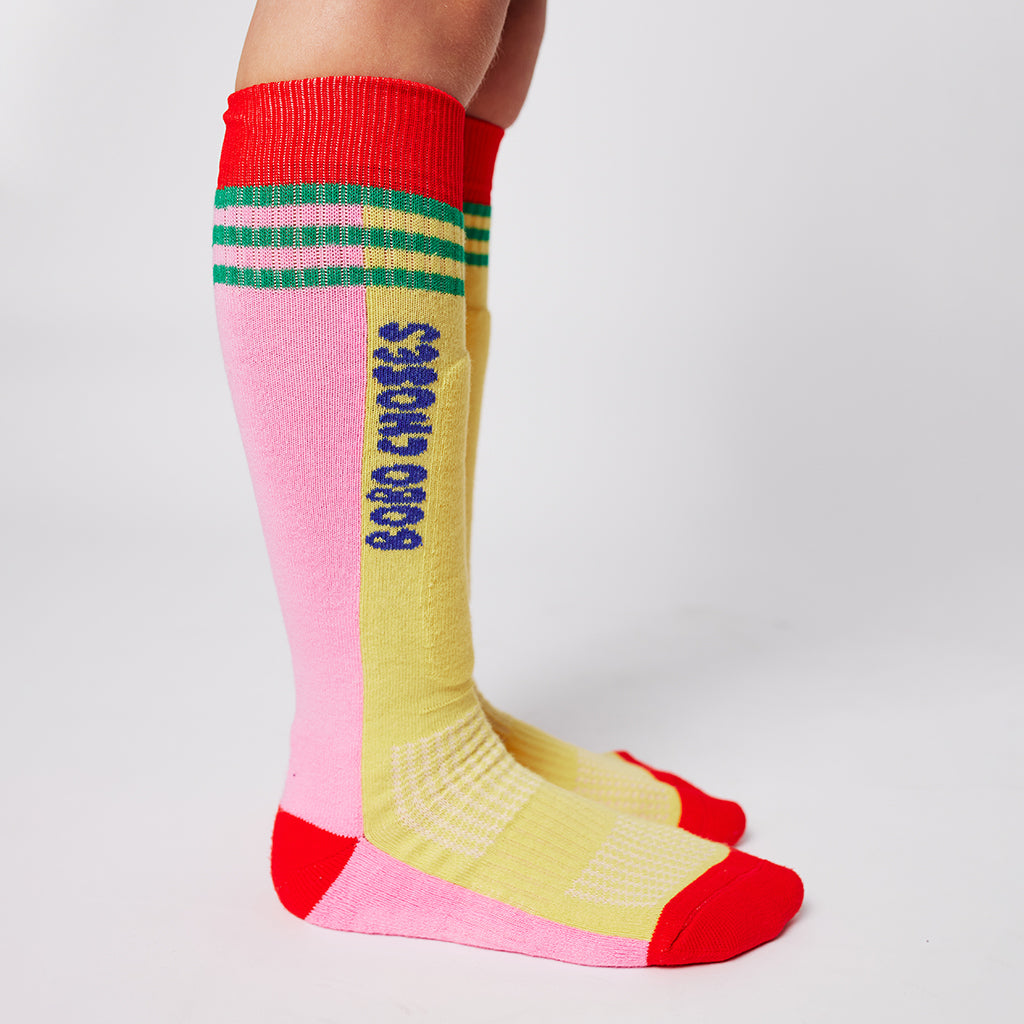 Bobo Choses Child Long Ski Socks Fuchsia Pink