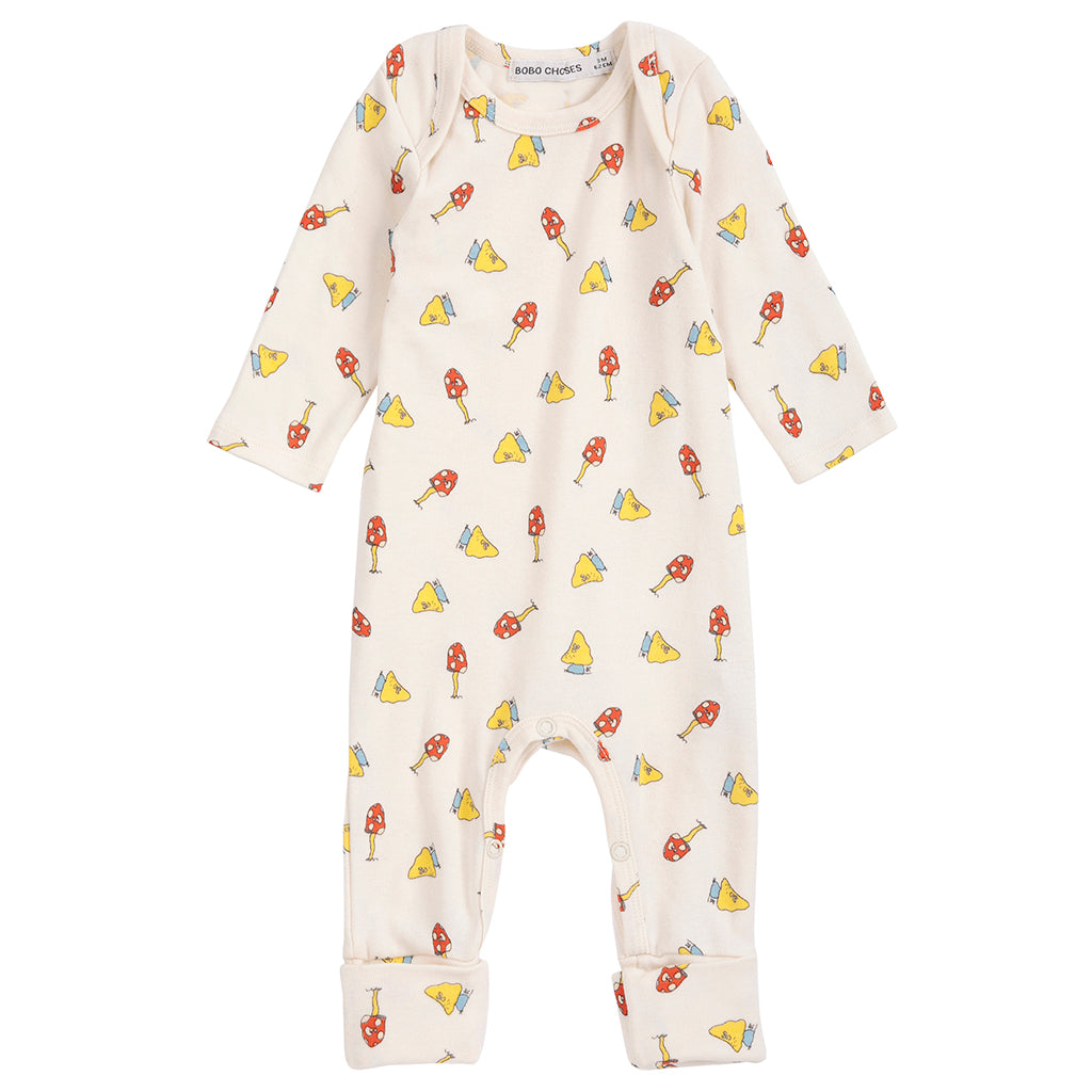 Bobo Choses Baby Three Piece Gift Set All Over Mush Monster Print Cream
