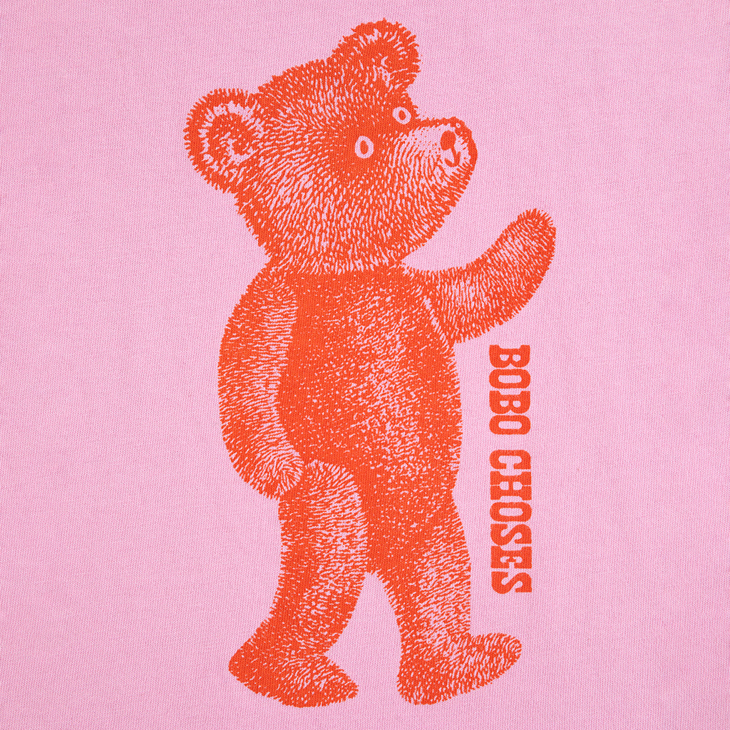 Bobo Choses Baby T-shirt Softpaw Monster Print Pink