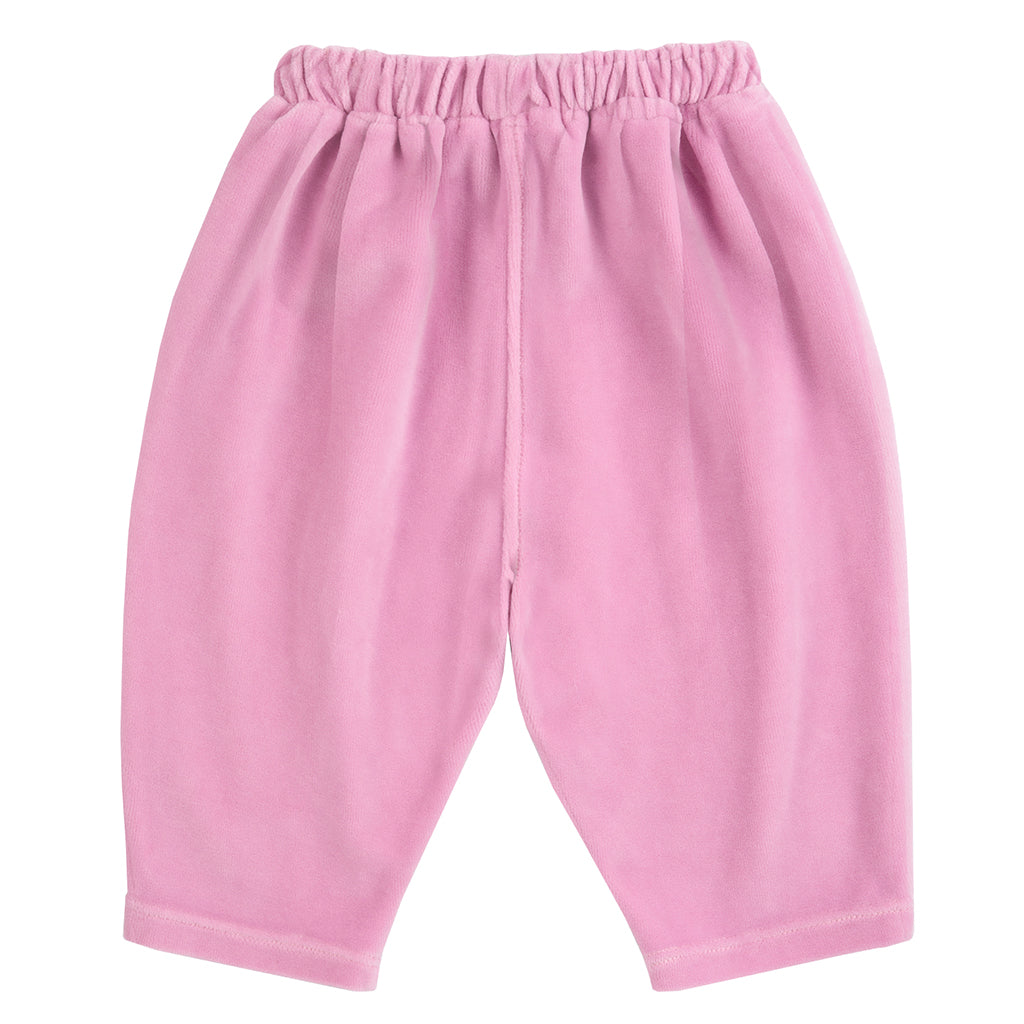 Bobo Choses Baby Velvet Sweatpants Pink