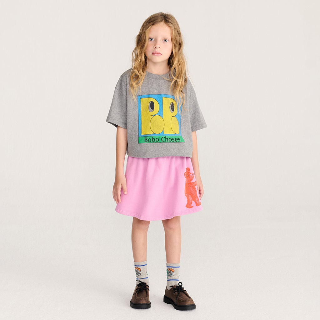 Bobo Choses Child T-shirt Booo Bo Choses Print Heather Grey