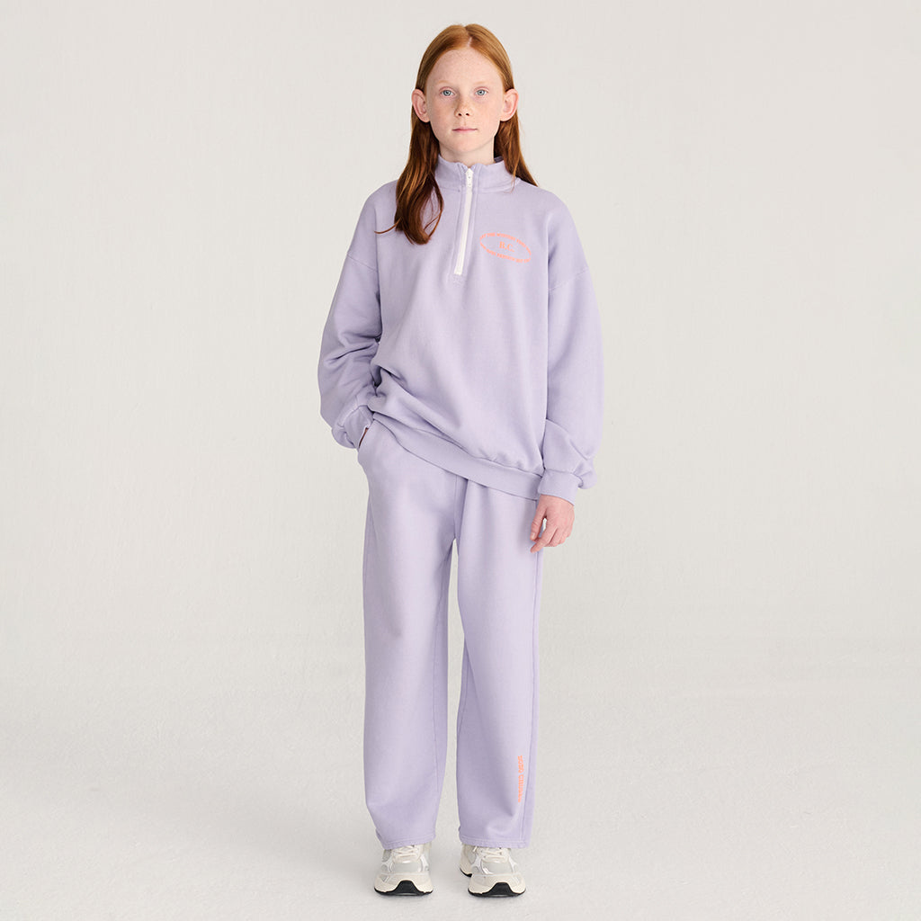 Bobo Choses Child Half Zipped Sweatshirt Lavender Purple