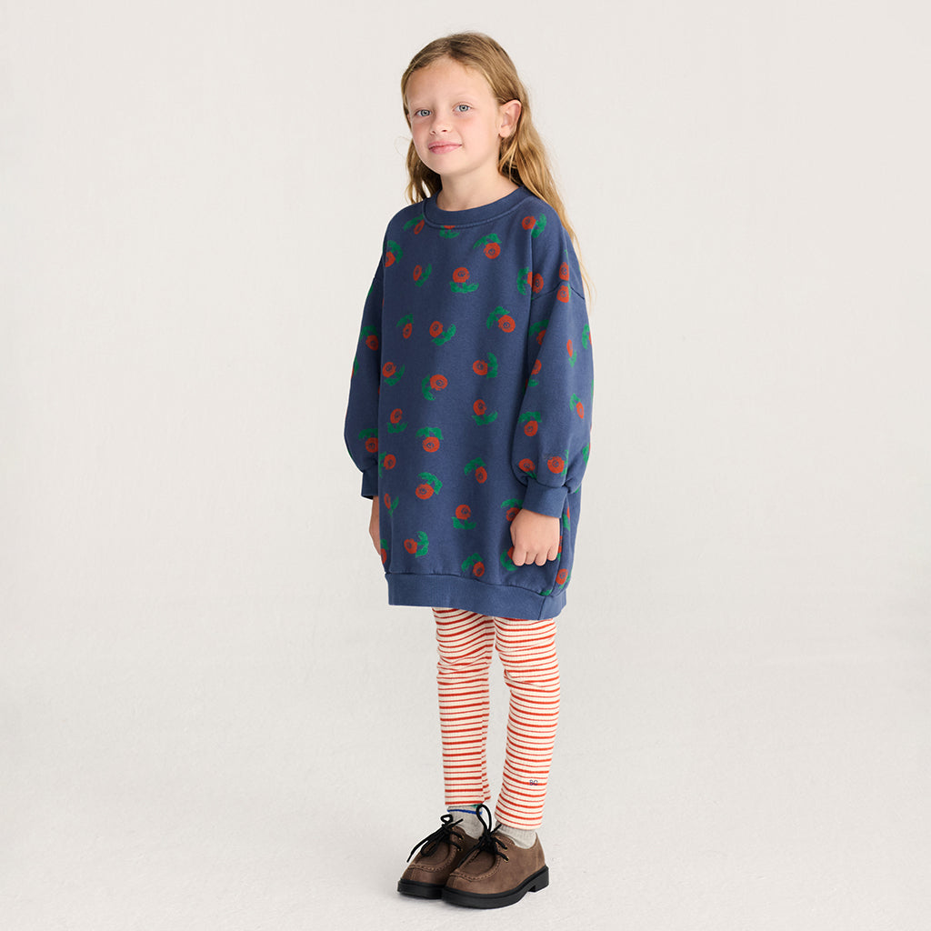 Bobo Choses Child Leggings Red Stripes