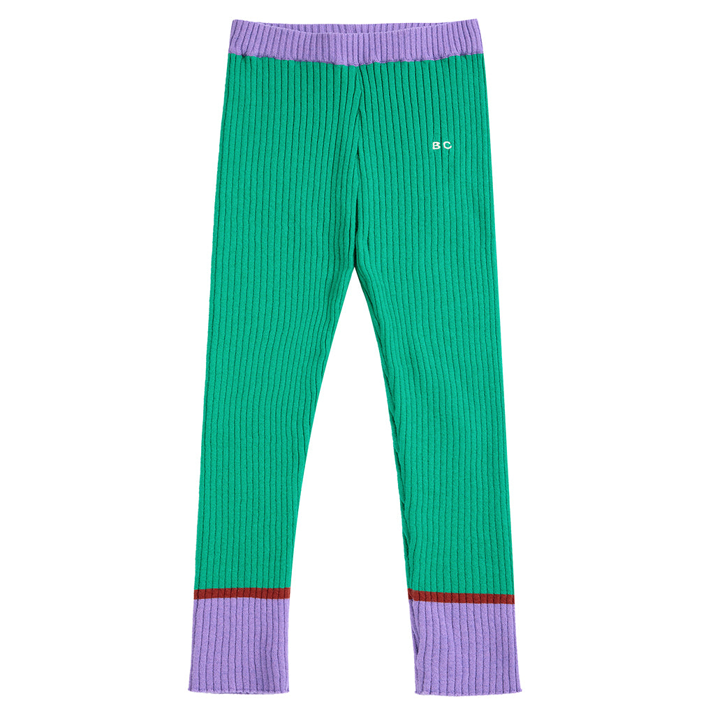 Bobo Choses Child Knitted Leggings Green