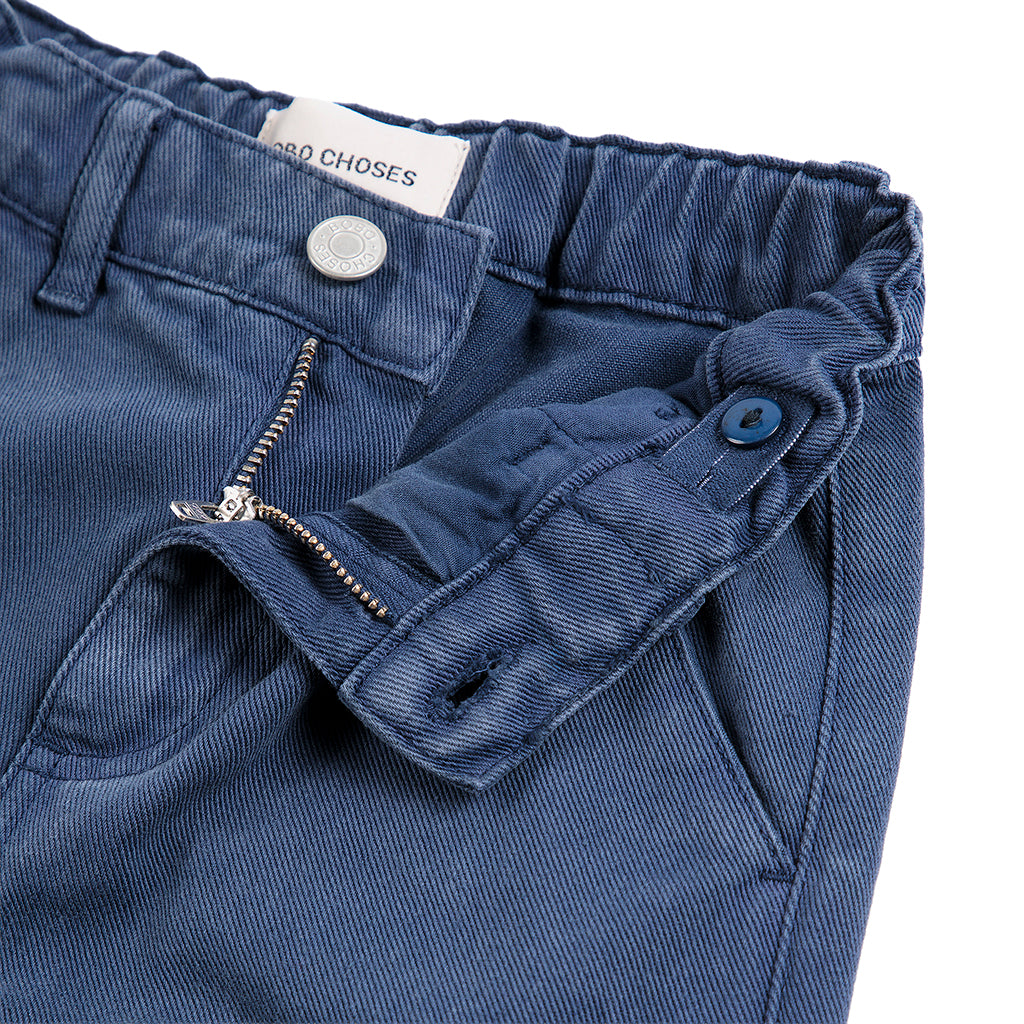 Bobo Choses Child Pants Mr. Footish Knee Pads Midnight Blue