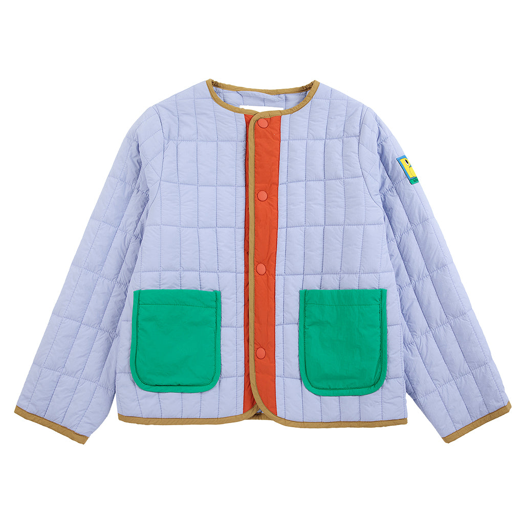 Bobo Choses Child Padded Jacket With Booo Bo Choses Tag Lavender Purple