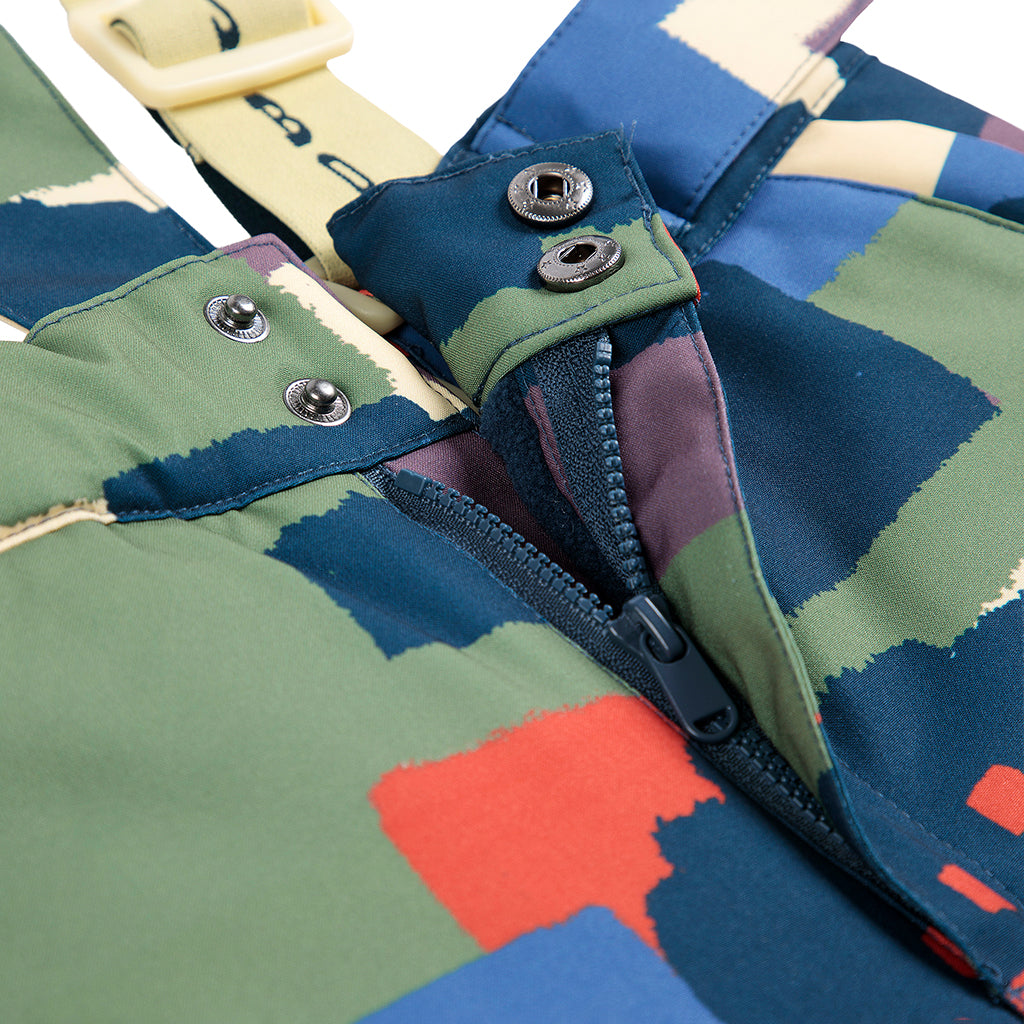 Bobo Choses Child Ski Pants All Over Paint Forest Print Multicolour