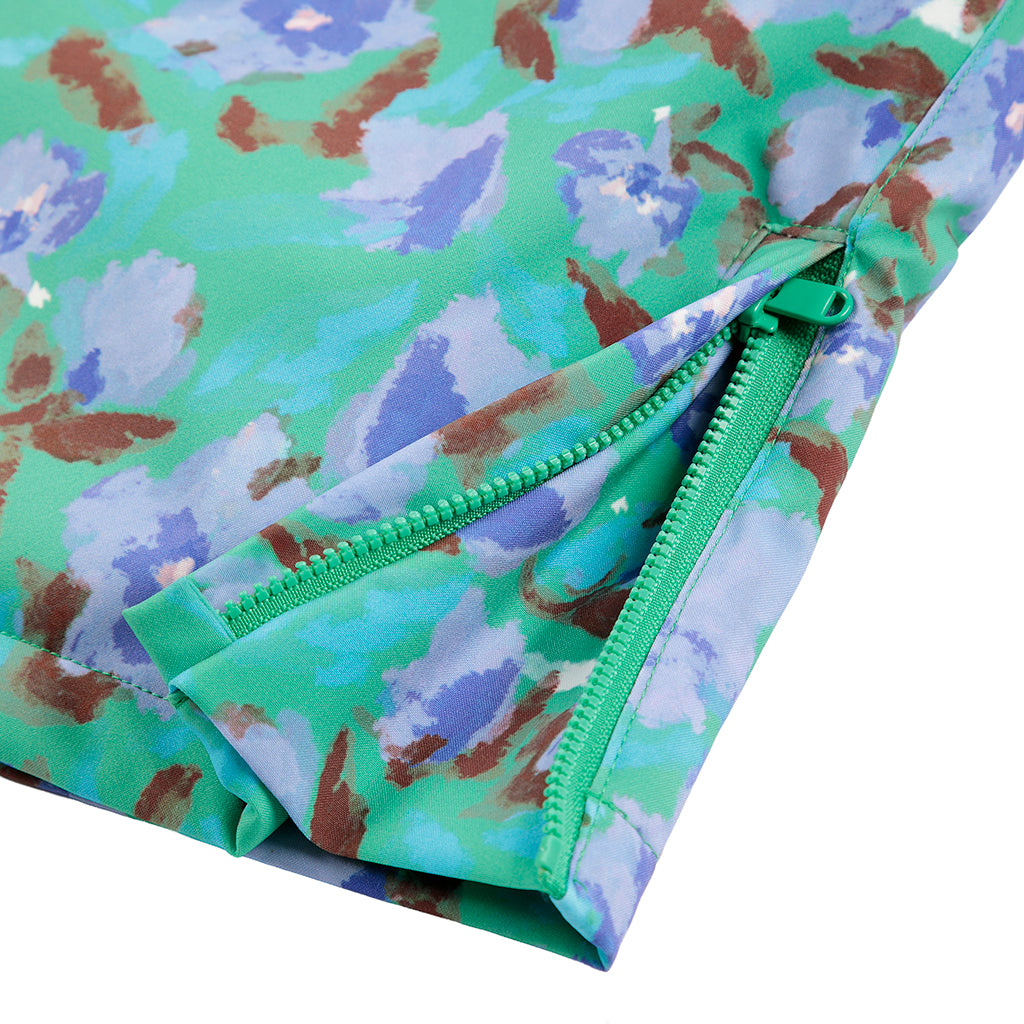 Bobo Choses Child Ski Pants All Over Watercolour Floral Print Green