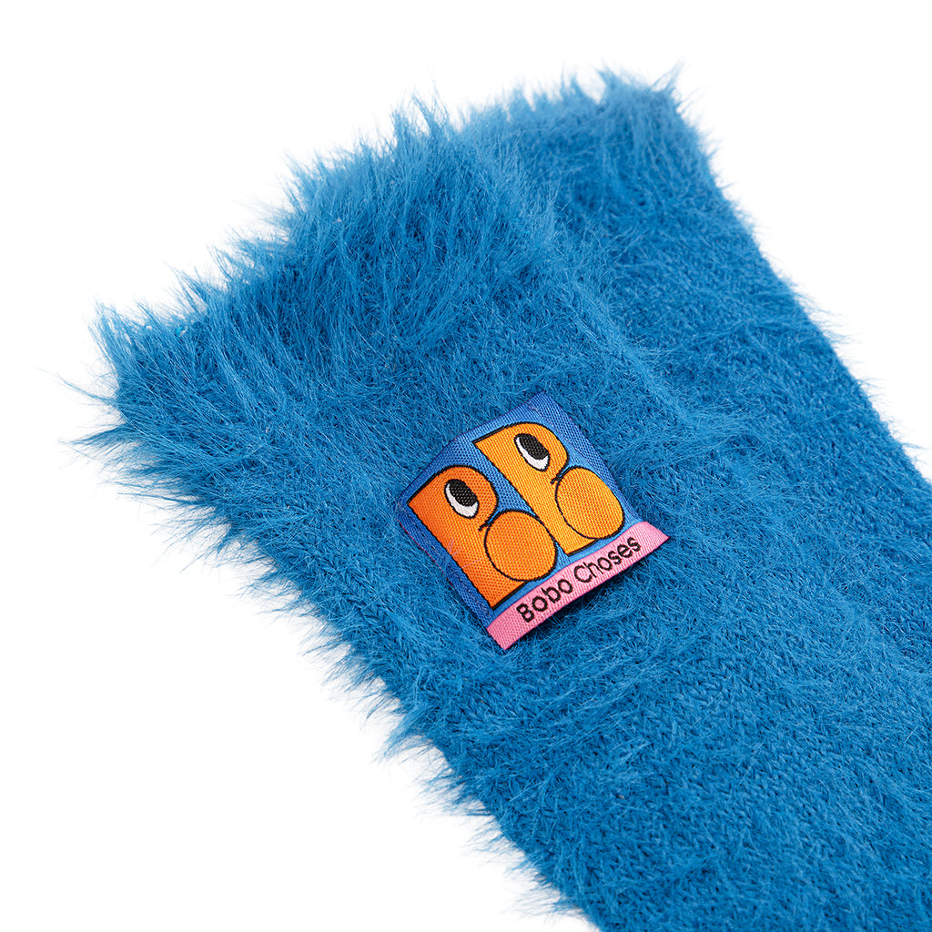 Bobo Choses Child Furry Socks Booo Bo Choses Tag Blue