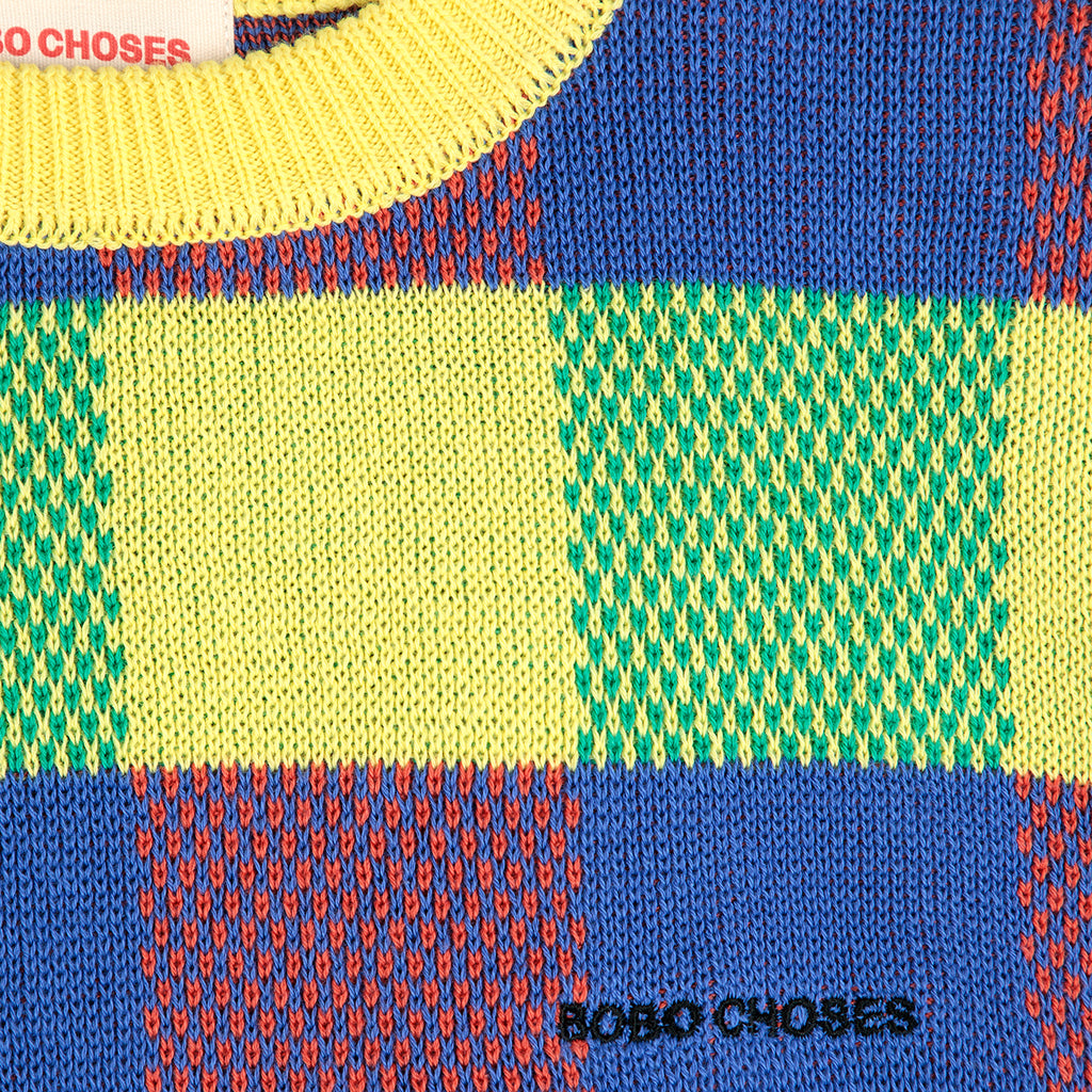 Bobo Choses Woman Vichy Sweater Multicolour