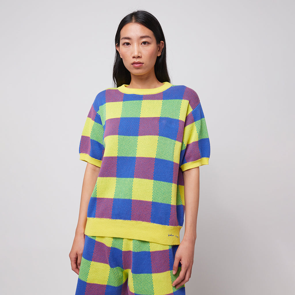 Bobo Choses Woman Vichy Sweater Multicolour