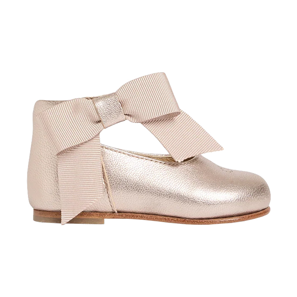 Bonpoint Baby Jain Shoes Pink Gold