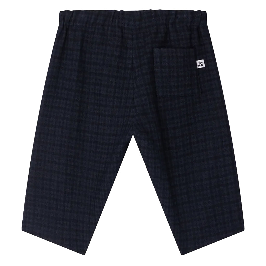 Bonpoint Baby Dandy Pants Navy Blue Gingham