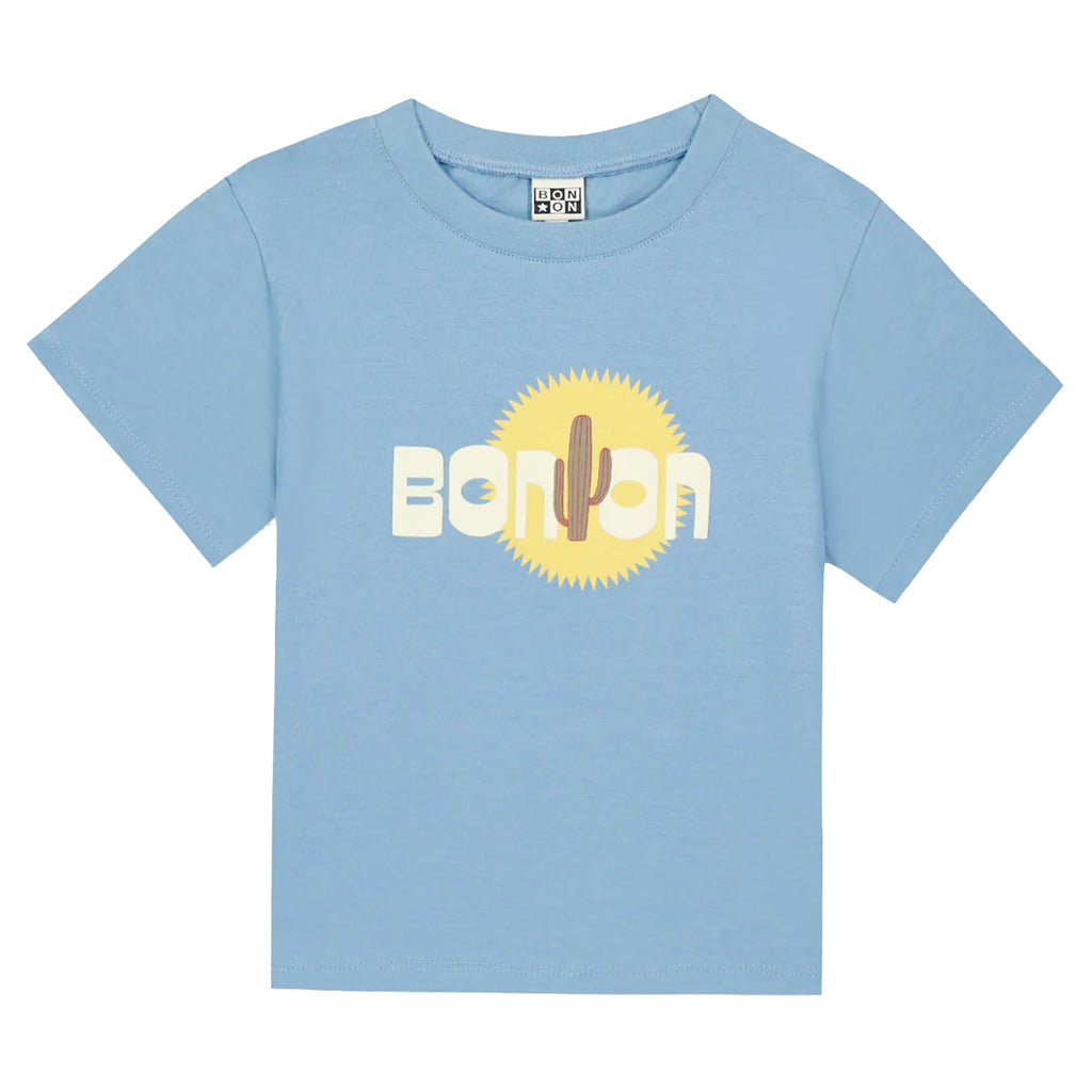 Bonton Child Tubo T-shirt Cactus Print Azul Blue