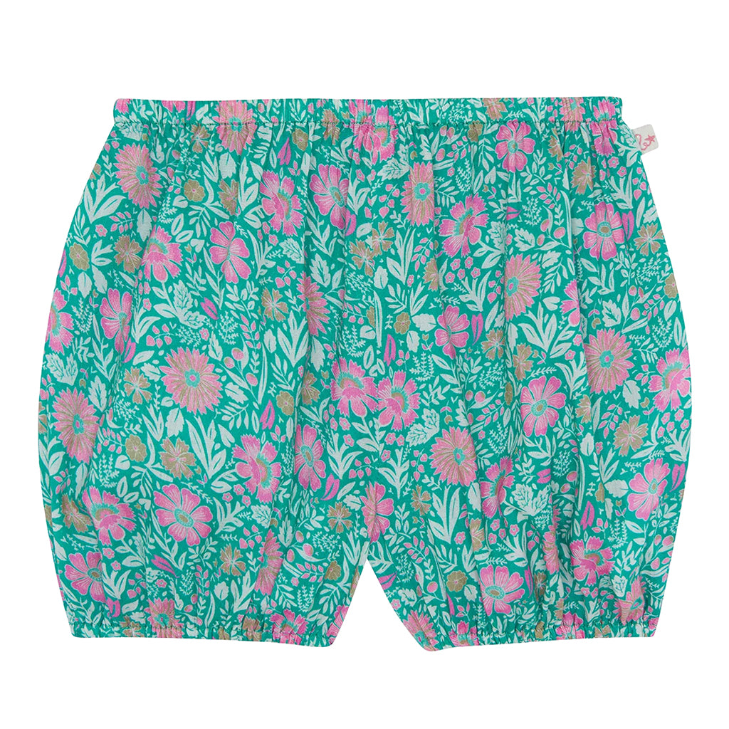 Bonton Baby Bombe Shorts Prelude Green Floral Print