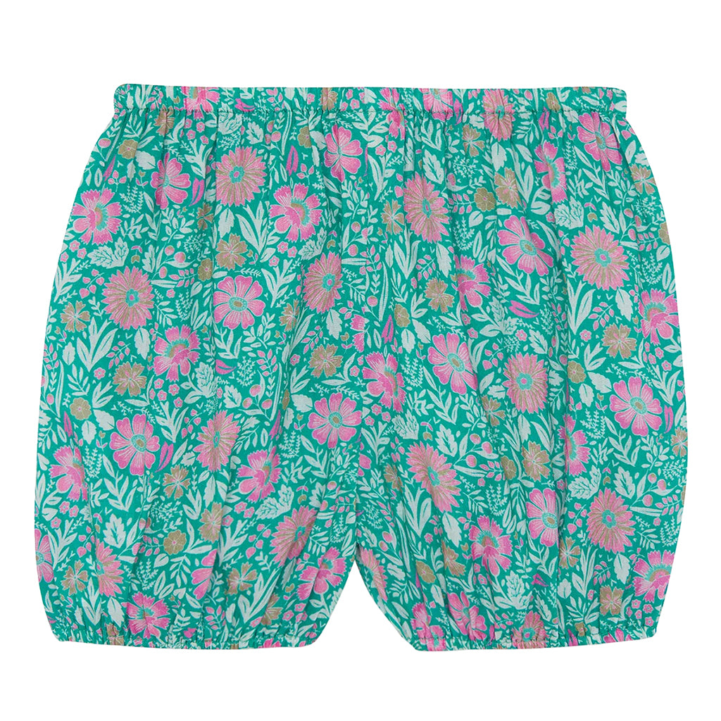 Bonton Baby Bombe Shorts Prelude Green Floral Print
