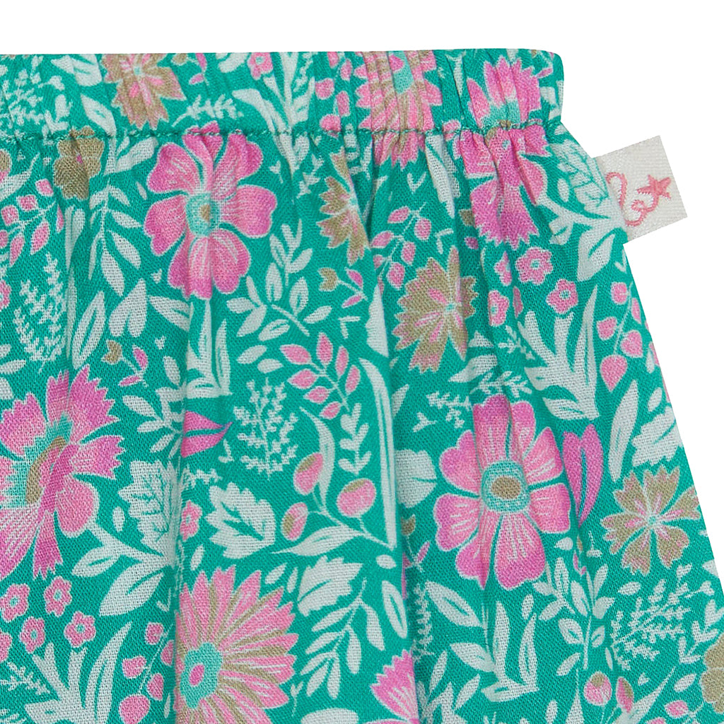 Bonton Baby Bombe Shorts Prelude Green Floral Print