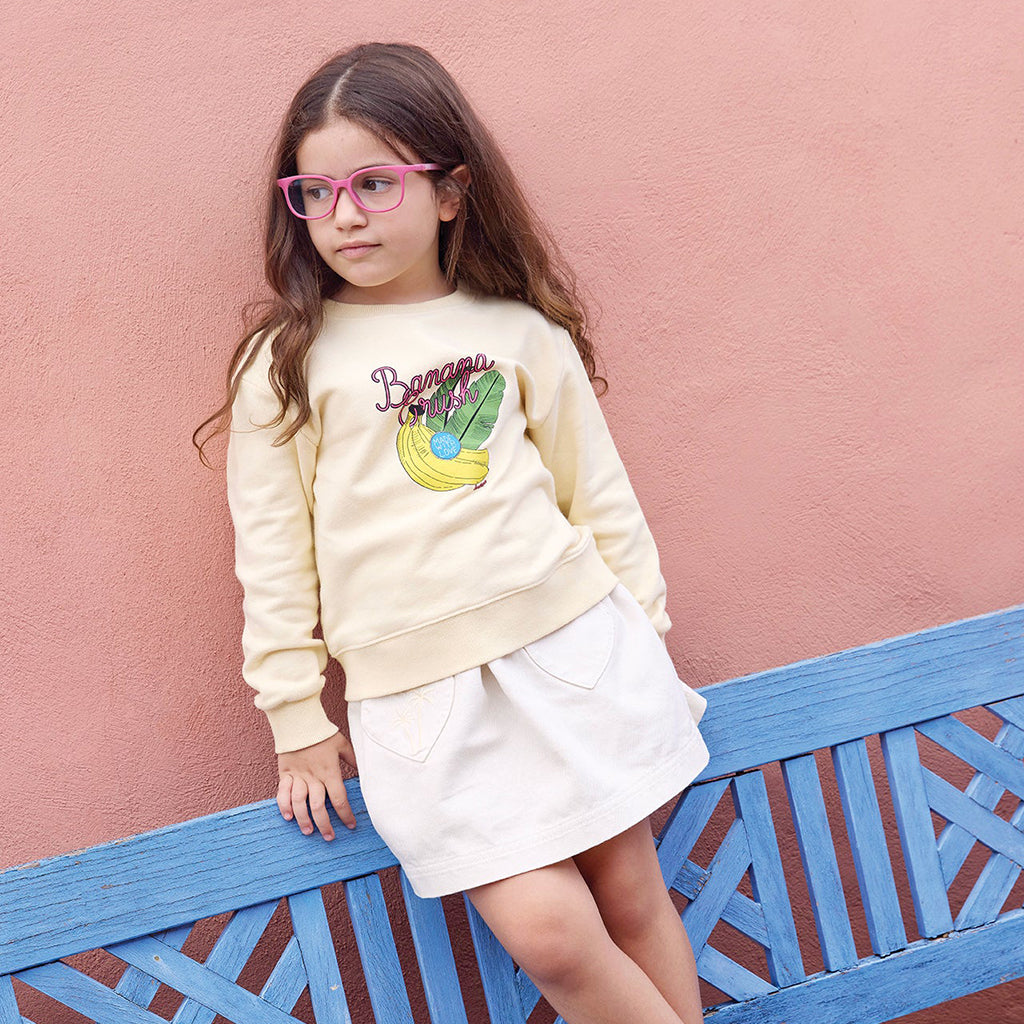 Bonton Child Douchka Skirt Ecru White