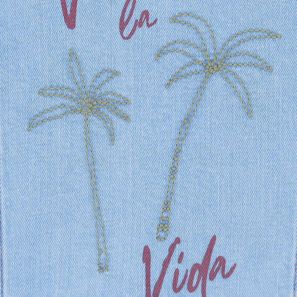 Bonton Child Nael Jacket Bleached Denim Blue