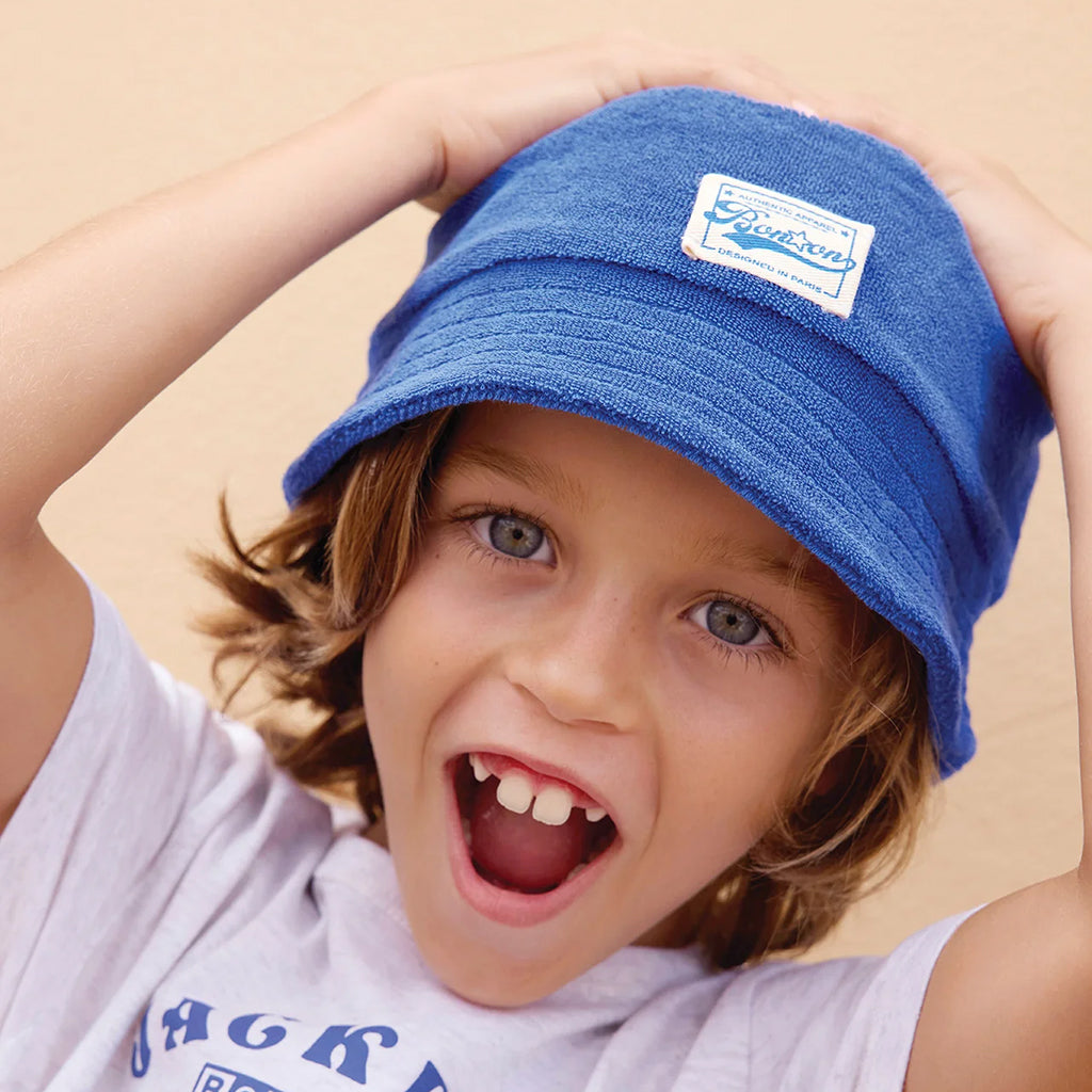 Bonton Child Le Bob Hat Summer Blue