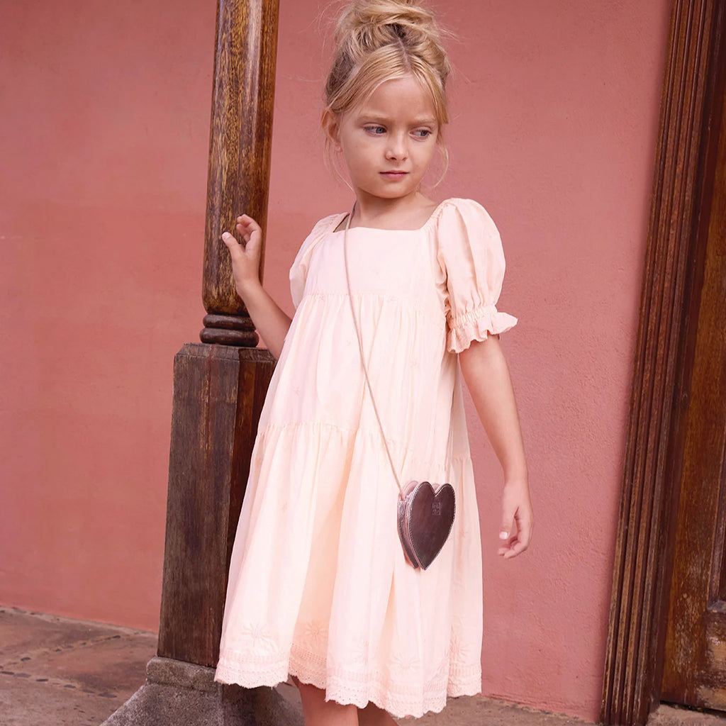 Bonton Child Cœur Mini Bag Copper Pink