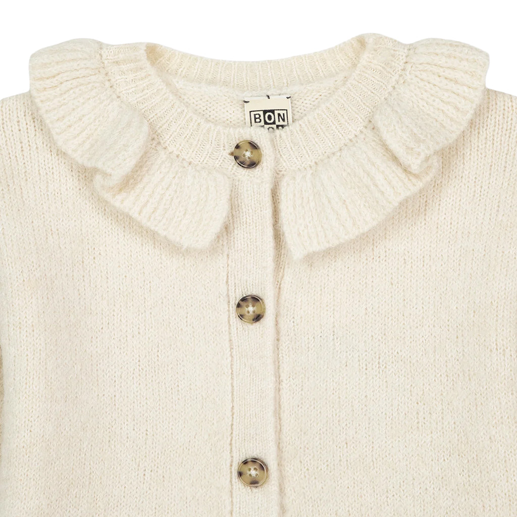 Bonton Child Paloma Cardigan Milk Cream