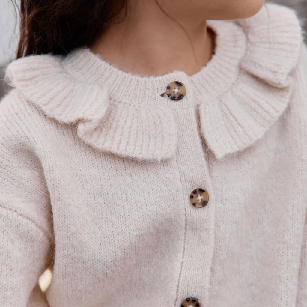 Bonton Child Paloma Cardigan Milk Cream