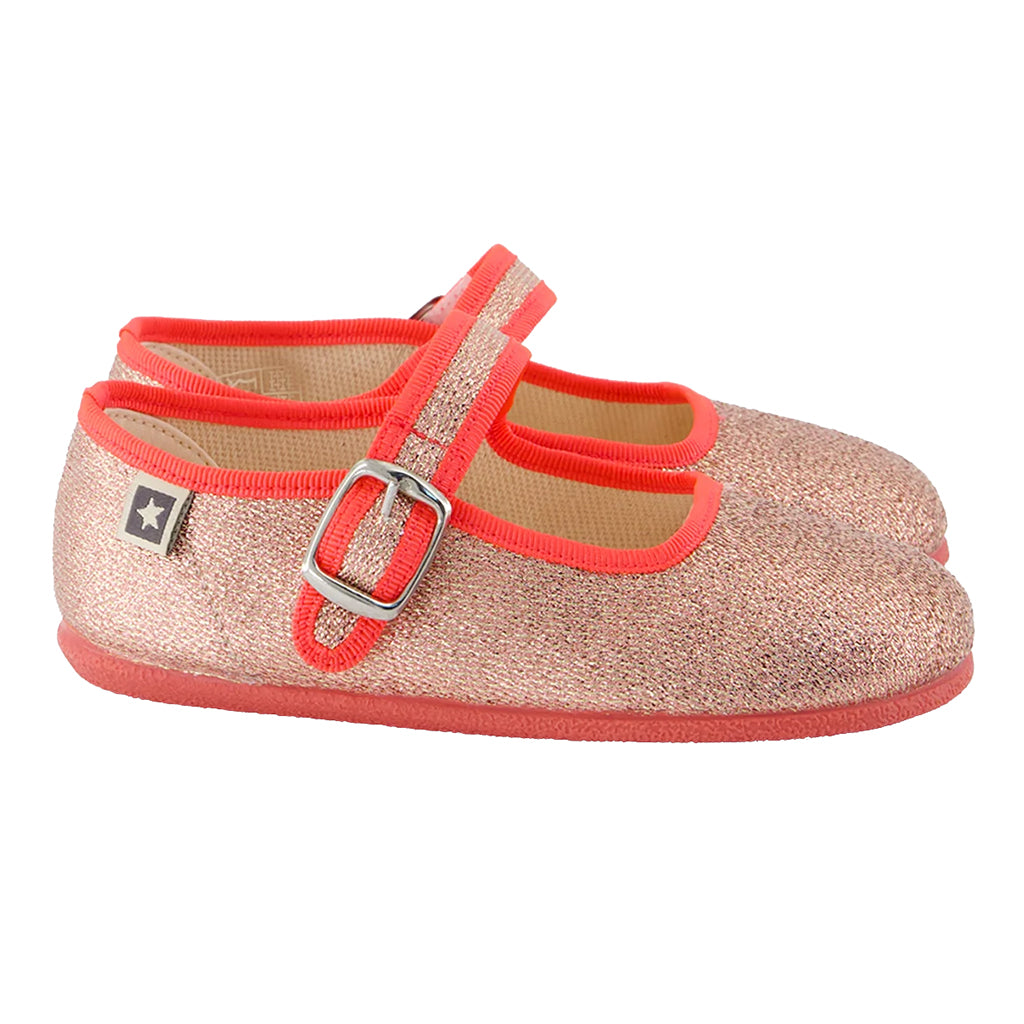 Bonton Child Jane Buckled Shoes Rose Pink Princess