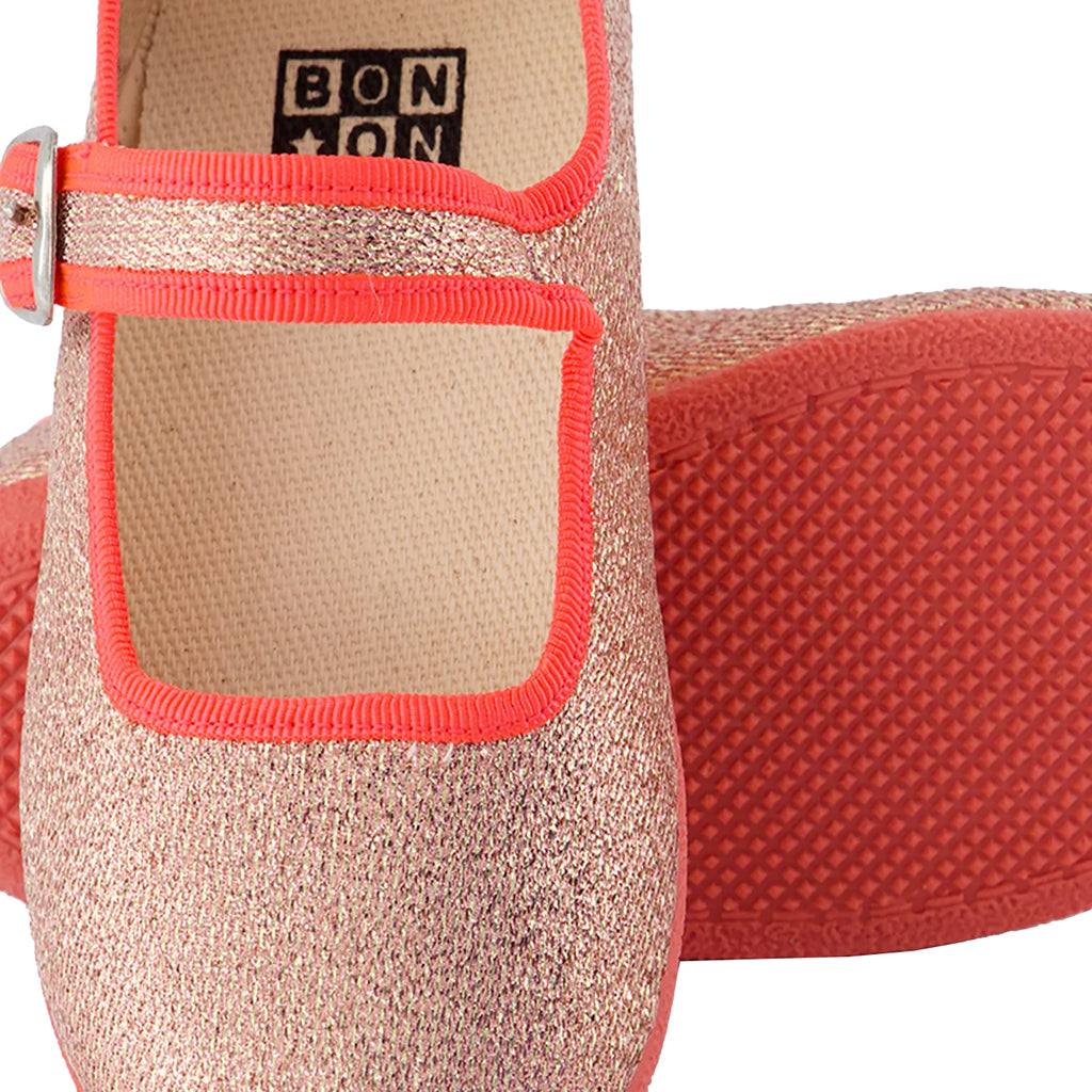 Bonton Child Jane Buckled Shoes Rose Pink Princess
