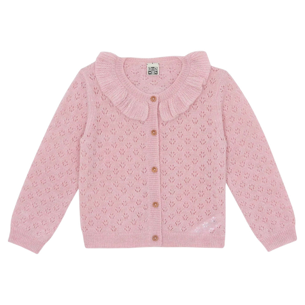 Bonton Child Corolle Cardigan Rose Blossom Pink
