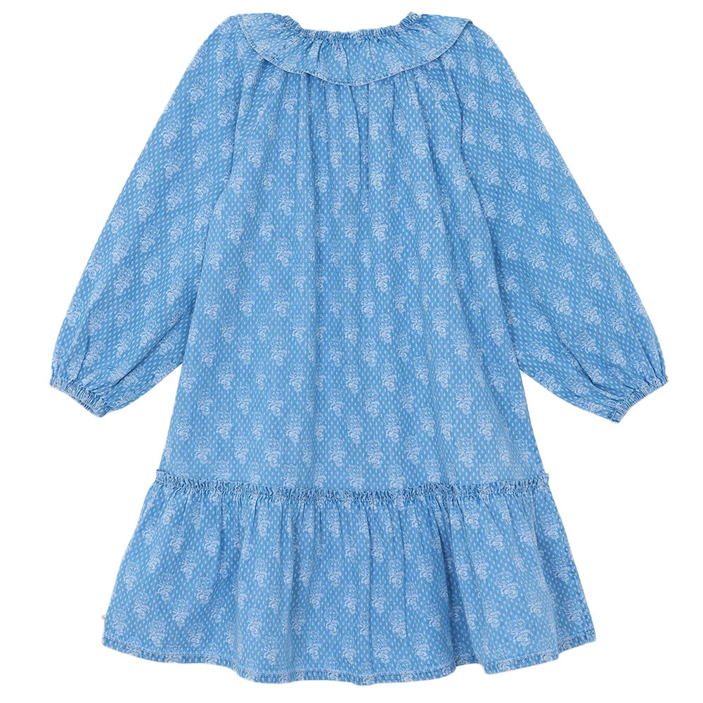 Bonton Child Daria Dress Vintage Blue