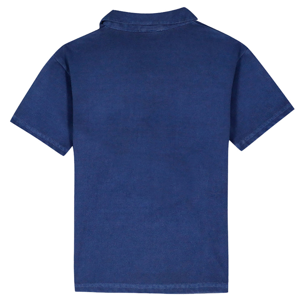 Bonton Child Boy Livio Polo T-shirt Mediterranean Blue