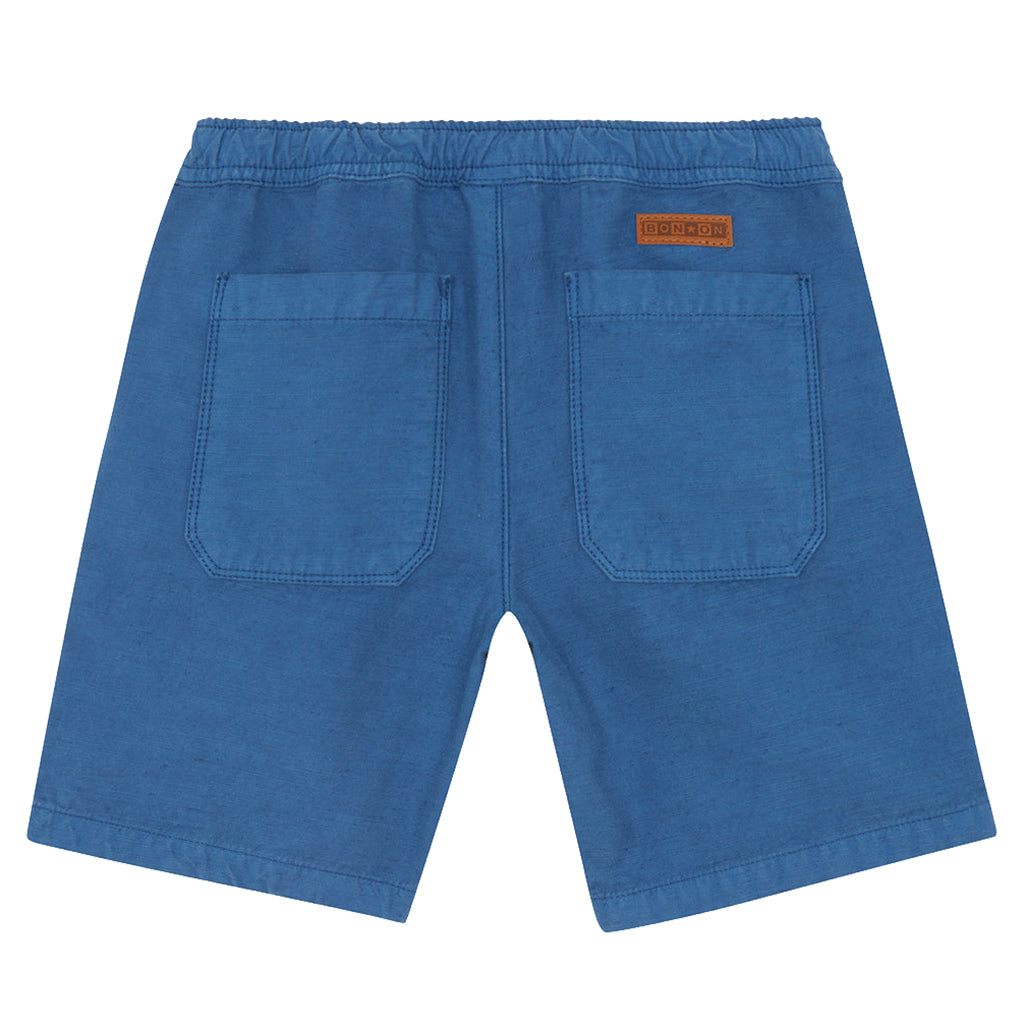 Bonton Child Boy Lyon Bermuda Shorts Mediterranean Blue