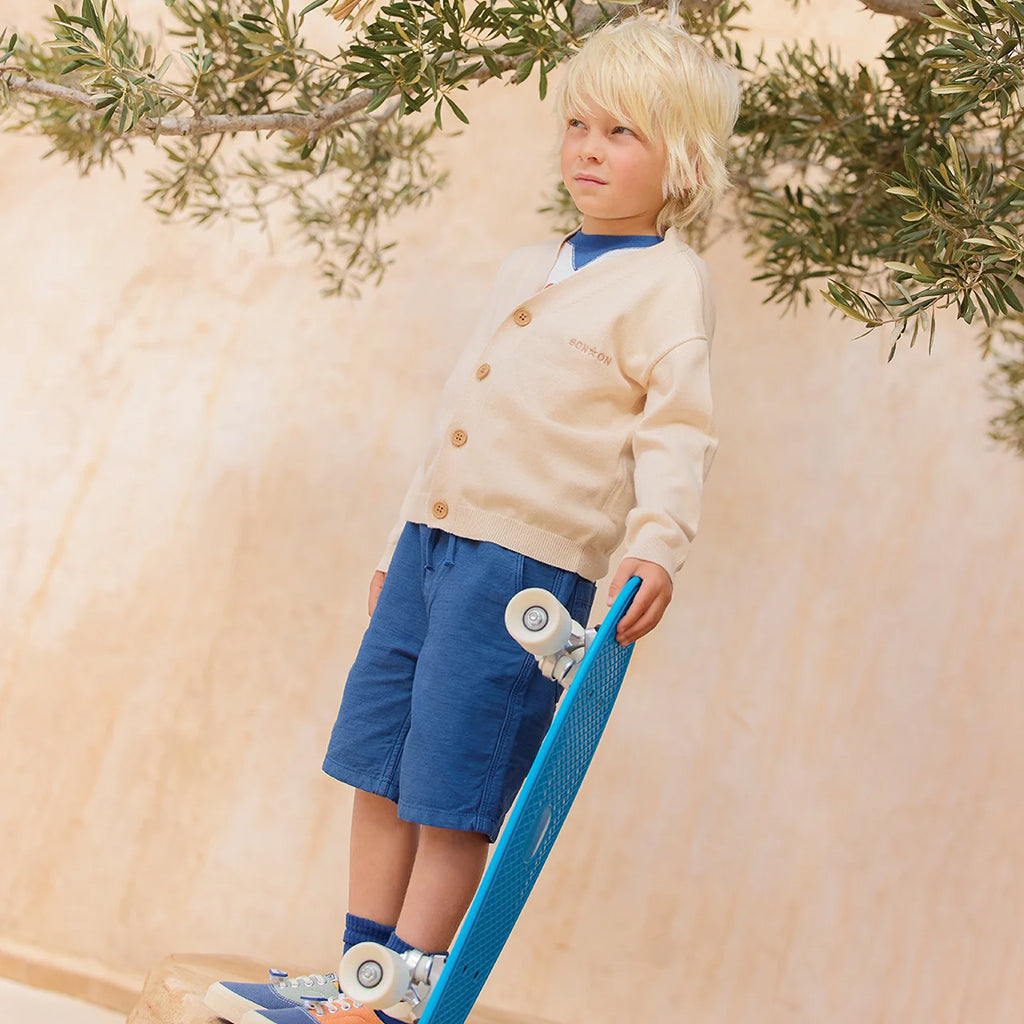 Bonton Child Boy Lyon Bermuda Shorts Mediterranean Blue