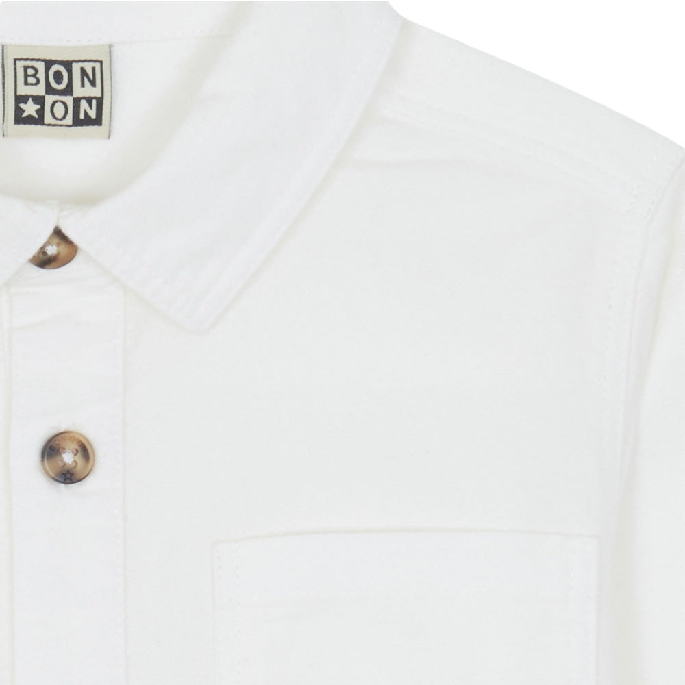 Bonton Child Paname Shirt Ecru Cream