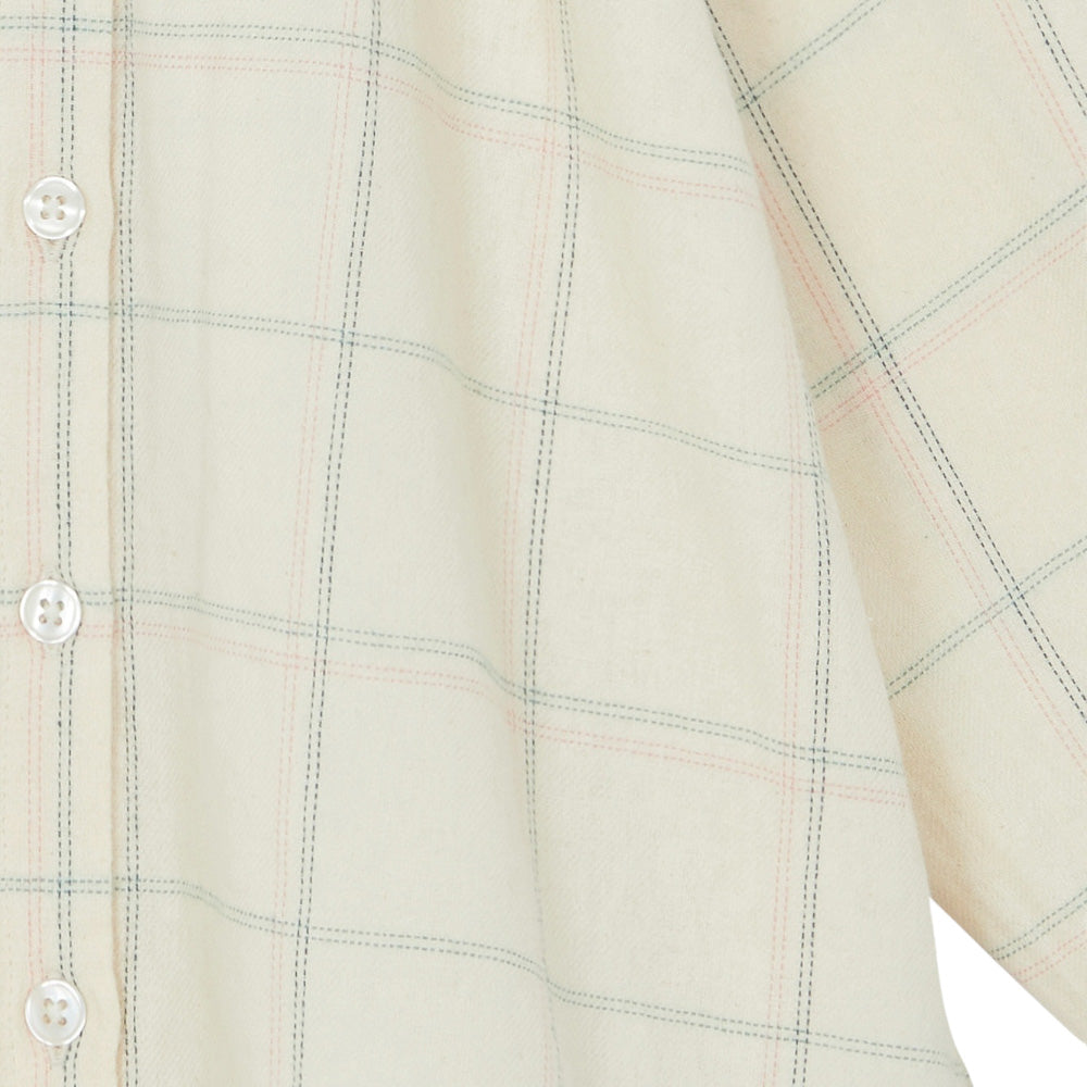 Bonton Child Reinette Blouse Sheep Cream Checks
