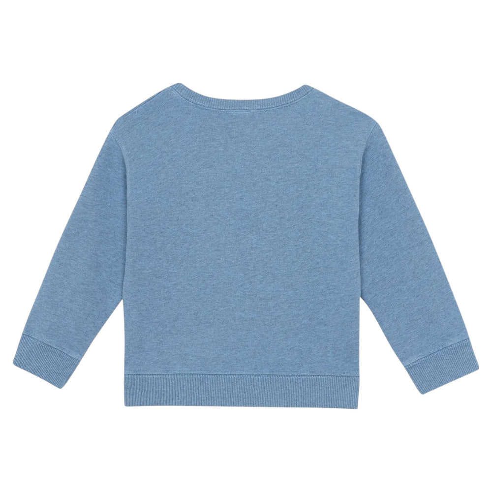 Bonton Child Smile Mountain Sweatshirt Frosted Blue