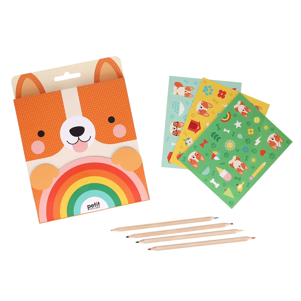 Carry-Along Corgi Sketch Kit