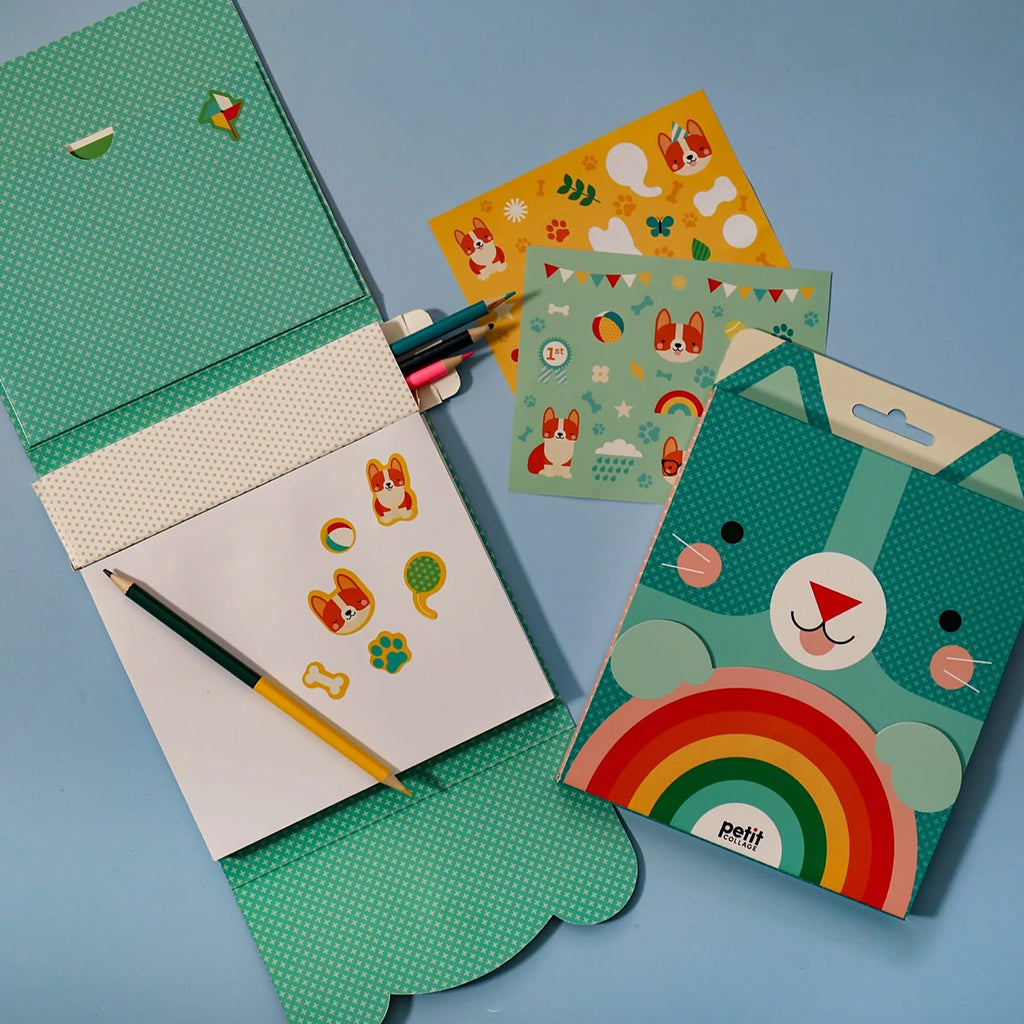 Carry-Along Kitten Sketch Kit