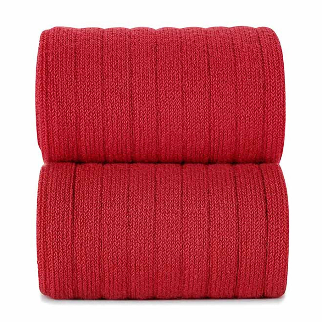 Condor Baby And Child Basic Rib Short Socks Red
