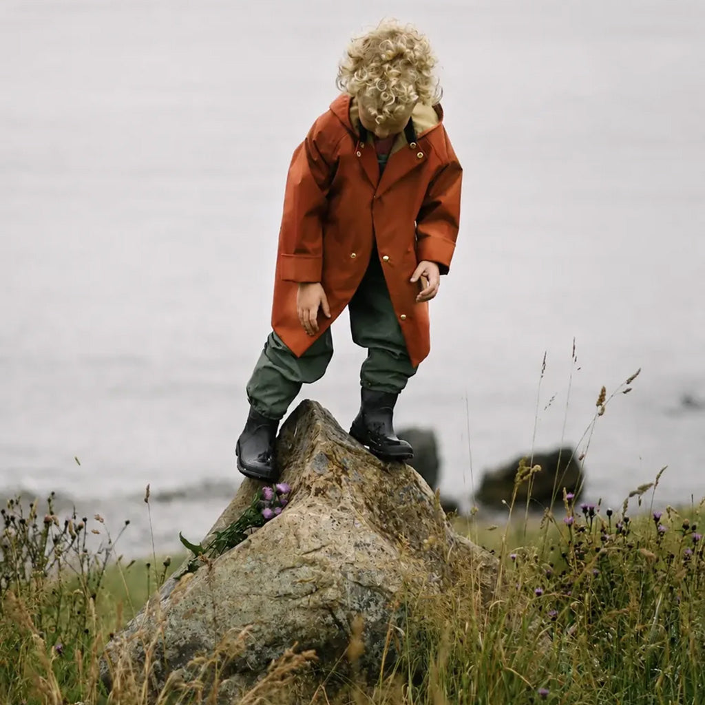 Fairechild Child Midi Rain Coat Sumac Brown