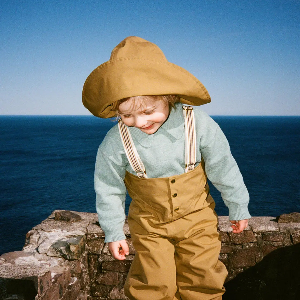 Fairechild Child Rain Pants Ochre Brown