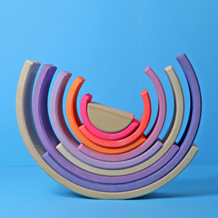 Grimm's Wooden Rainbow Neon Pink