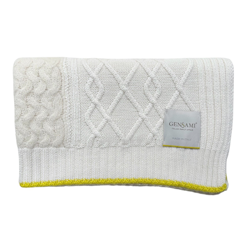 Gensami Baby Two Toned Blanket Milky White