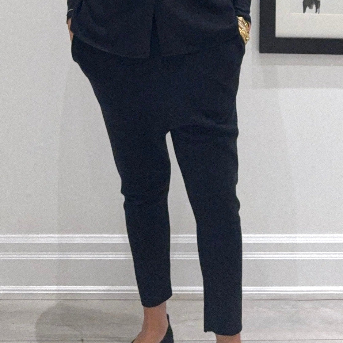Album Di Famiglia Unisex New Basic Pants JP Navy Blue