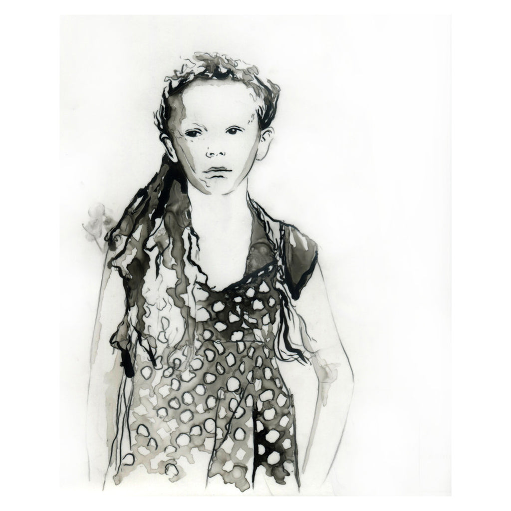 Elizabeth Dyer - Black and White Commissioned Ink Drawing